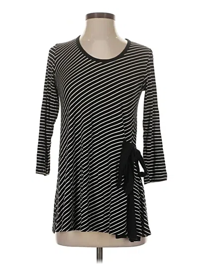 Pre-owned Comfy Usa 3/4 Sleeve T-shirt In Black