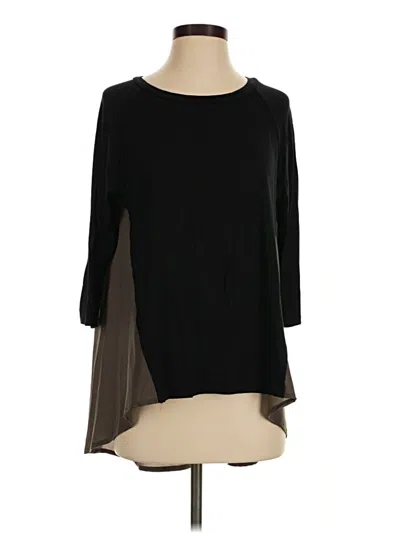 Pre-owned Comfy Usa 3/4 Sleeve T-shirt In Black
