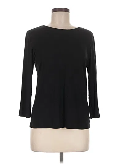 Pre-owned Comfy Usa 3/4 Sleeve T-shirt In Black