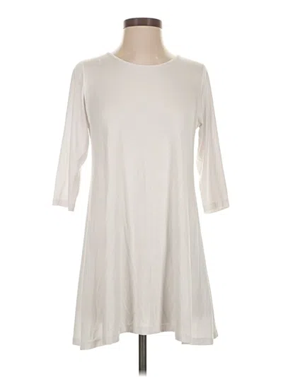Pre-owned Comfy Usa 3/4 Sleeve T-shirt In Ivory