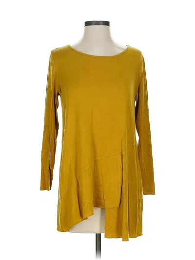 Pre-owned Comfy Usa 3/4 Sleeve T-shirt In Yellow