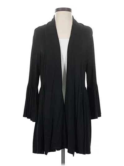 Pre-owned Comfy Usa Cardigan Sweater In Black