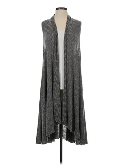 Pre-owned Comfy Usa Cardigan Sweater In Gray