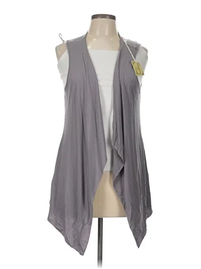 Comfy Usa Cardigan Sweater In Gray