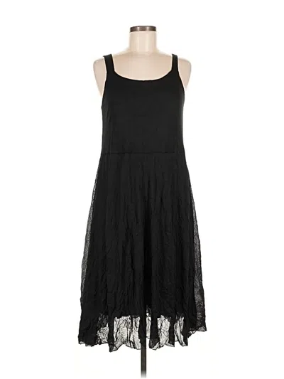 Pre-owned Comfy Usa Casual Dress In Black