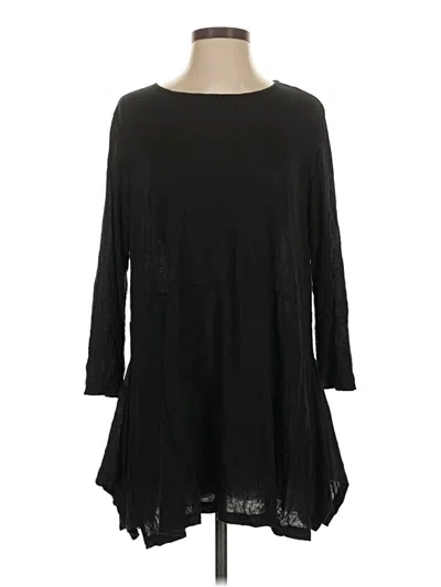 Pre-owned Comfy Usa Casual Dress In Black