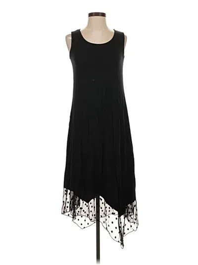 Pre-owned Comfy Usa Casual Dress In Black