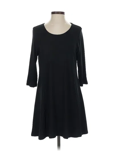Pre-owned Comfy Usa Casual Dress In Black