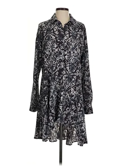 Pre-owned Comfy Usa Casual Dress In Black