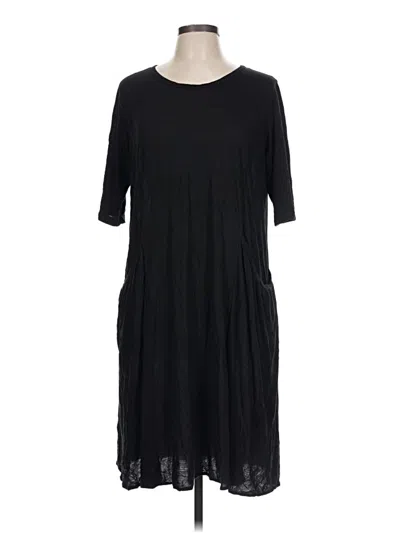 Pre-owned Comfy Usa Casual Dress In Black