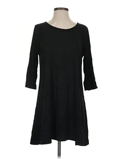 Pre-owned Comfy Usa Casual Dress In Black