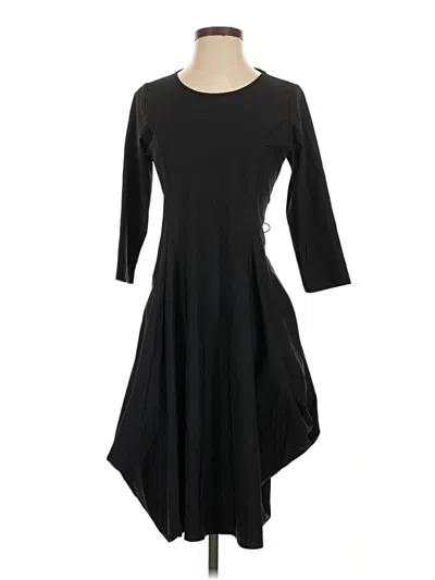 Pre-owned Comfy Usa Casual Dress In Black