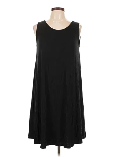 Pre-owned Comfy Usa Casual Dress In Black