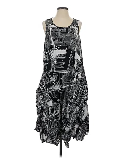 Pre-owned Comfy Usa Casual Dress In Black