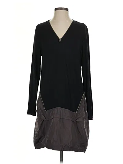 Pre-owned Comfy Usa Casual Dress In Black