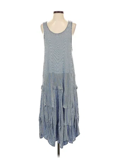 Pre-owned Comfy Usa Casual Dress In Blue