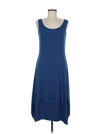 Pre-owned Comfy Usa Casual Dress In Blue