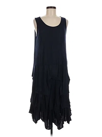 Pre-owned Comfy Usa Casual Dress In Blue