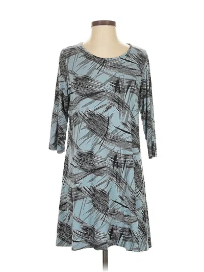Pre-owned Comfy Usa Casual Dress In Gray