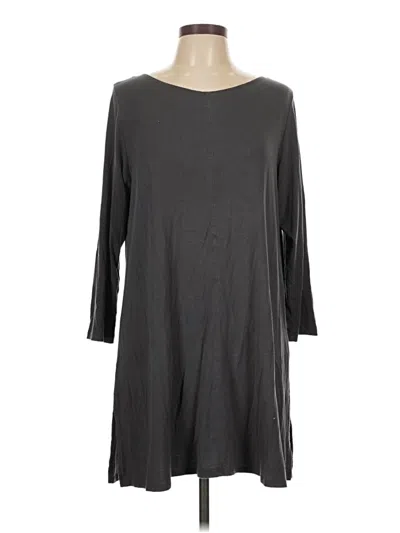 Pre-owned Comfy Usa Casual Dress In Gray