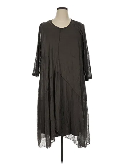 Pre-owned Comfy Usa Casual Dress In Gray