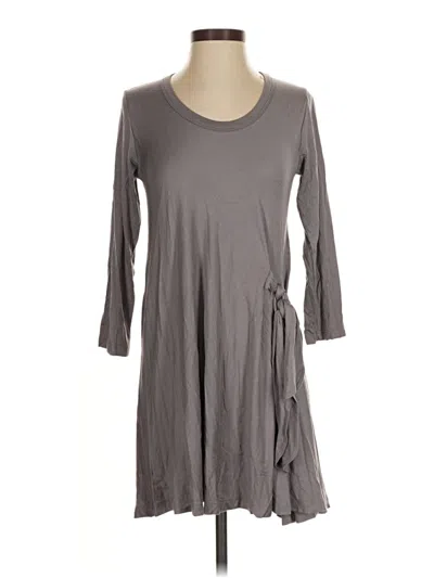 Pre-owned Comfy Usa Casual Dress In Gray