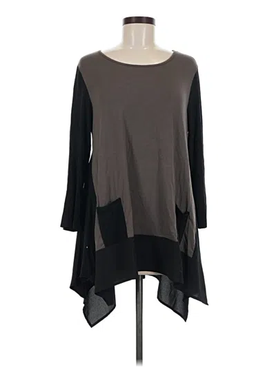 Pre-owned Comfy Usa Casual Dress In Gray