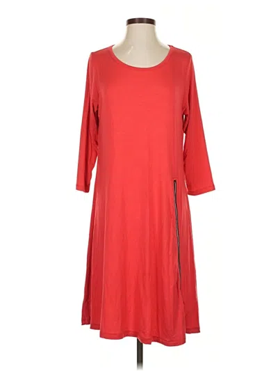 Pre-owned Comfy Usa Casual Dress In Red