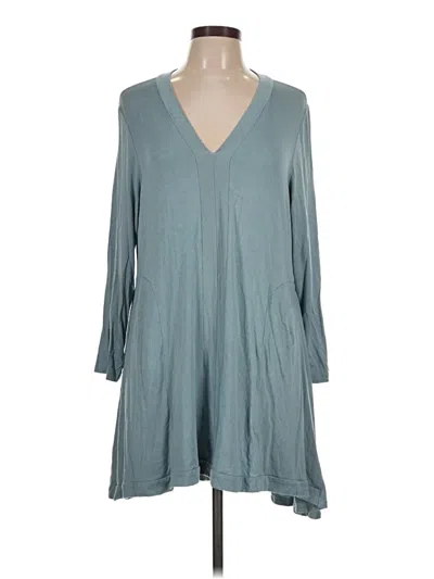 Pre-owned Comfy Usa Casual Dress In Teal