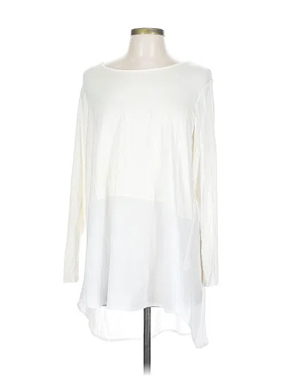 Pre-owned Comfy Usa Casual Dress In White