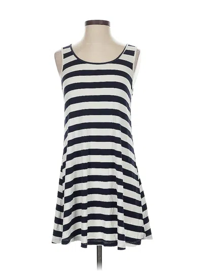 Pre-owned Comfy Usa Casual Dress In White