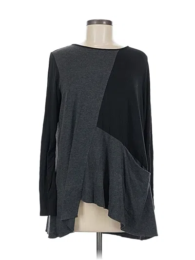 Pre-owned Comfy Usa Long Sleeve T-shirt In Gray