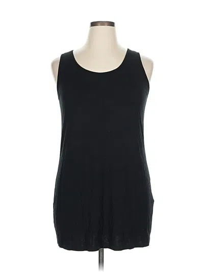 Pre-owned Comfy Usa Sleeveless T-shirt In Black