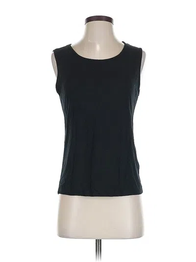 Pre-owned Comfy Usa Sleeveless T-shirt In Black