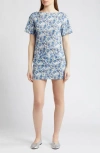 COMING OF AGE COMING OF AGE X LIBERTY LONDON HEIDI ROSE PRINT DROP WAIST MINIDRESS