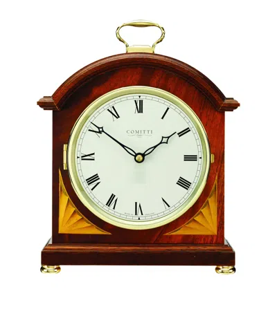 Comitti Regency Arch Clock In Brown