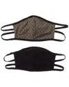 Commando 2pk Cloth Face Mask In Black