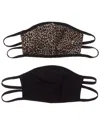 Commando 2pk Cloth Face Mask In Black