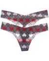 Commando ® 2pk Mystery Print Thong In Multi