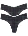 Commando ® 2pk Printed Thong In Green