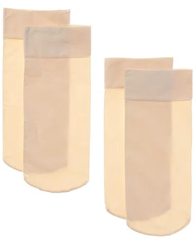Commando ® 2pk Ultimate Opaque Ankle Socks In White