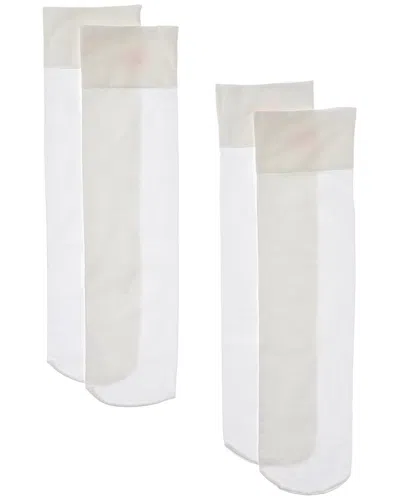 Commando ® 2pk Ultimate Opaque Trouser Socks In White