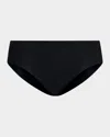 Commando 3-pack Raw-cut Microfiber Bikini Briefs In Black