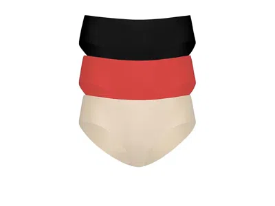 Commando 3-pack Cotton Bikini In Animal Print