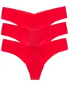 Commando ® 3pk Thong In Red