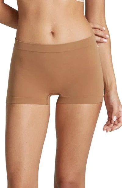Commando Ballet Body Boyshorts In Brown