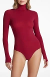 Commando Matte Long-sleeve Turtleneck Bodysuit
