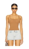 Commando Ballet Cami Bodysuit In Brown