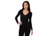 Commando Prima Ballet Stretch-jersey Thong Bodysuit In Black