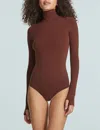 Commando Ballet Turtleneck Bodysuit With Thumb Holes In Multi